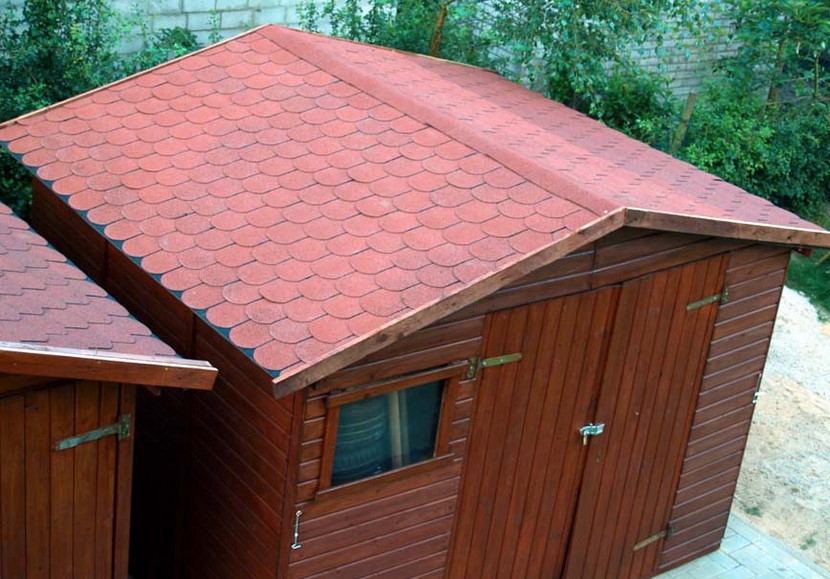 Dachschindeln für Gartenhaus Biberschindeln Rechteck Schindeln Dachpappe Bitumen 