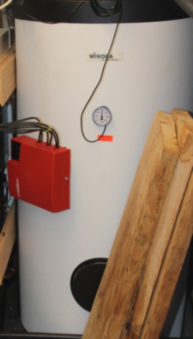 PV-Heater am Warmwasserspeicher an 1 1/2" Muffe