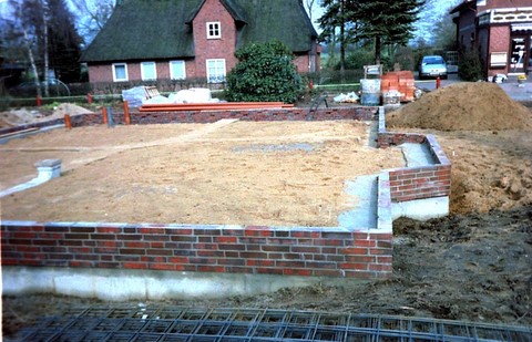 Hausbau Bodenplatte vorbereiten