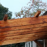 Carport bauen: Dachlatten montieren