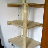 Eckregal aus Holz selber bauen