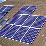PV-Anlage, Photovoltaikanlage auf dem Hausdach